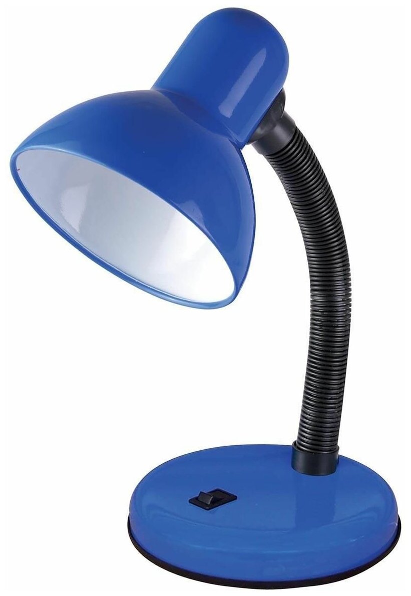 Лампа настольная UNIEL 09412 TLI-224 E27, синий - фотография № 1