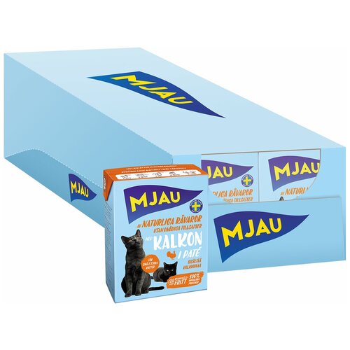 MJAU PATE TURKEY для кошек и котят паштет с индейкой 380 гр (380 гр)