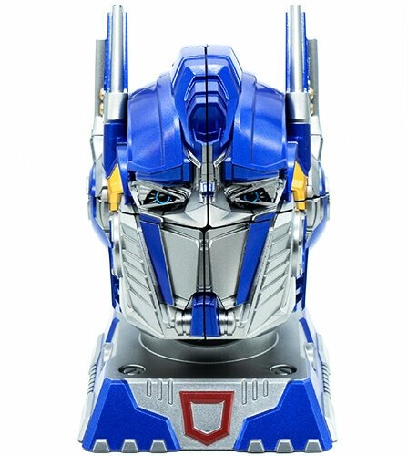 Головоломка Кубик Трансформер 2x2 QiYi MoFangGe Optimus Prime 2х2 / Синий пластик / Развивающая игра