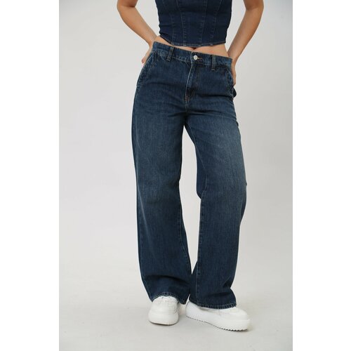 Джинсы широкие LTB, размер 32/32, синий джинсы ltb размер 36 32 синий