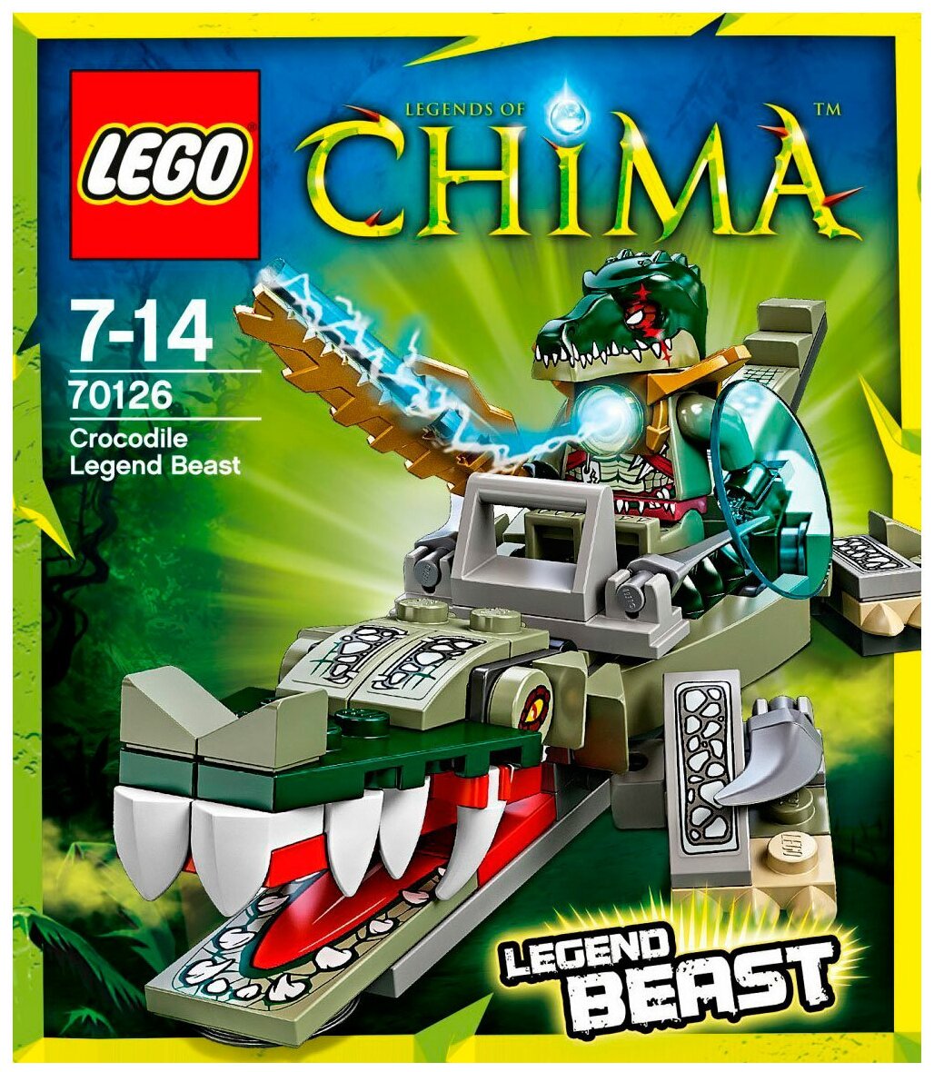 Конструктор LEGO Legends of Chima 70126 Крокодил, 121 дет.