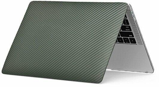 Чехол накладка для MacBook Air 13" 2018-2021, WIWU iKavlar Shield, Темно-Зеленый