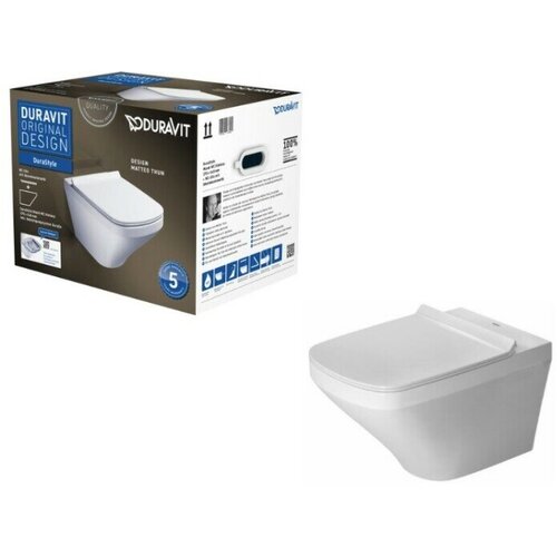 Унитаз, Duravit, Durastyle, подвесной, шгв 370-540-355, цвет-белый