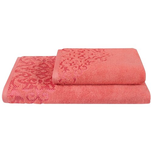 фото Guten morgen полотенце пейсли универсальное 50х90 см коралл