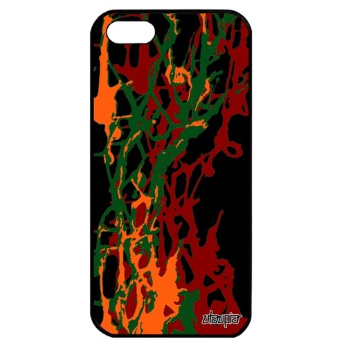 фото Чехол на смартфон iphone 5 5s se, "огонь" узор мотив utaupia