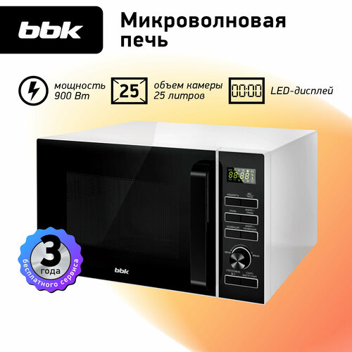 Микроволновая печь BBK 25MWC-992TWB белый 15865₽