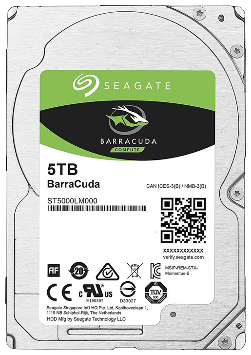 5 ТБ Внутренний жесткий диск Seagate BarraCuda ST5000LM000