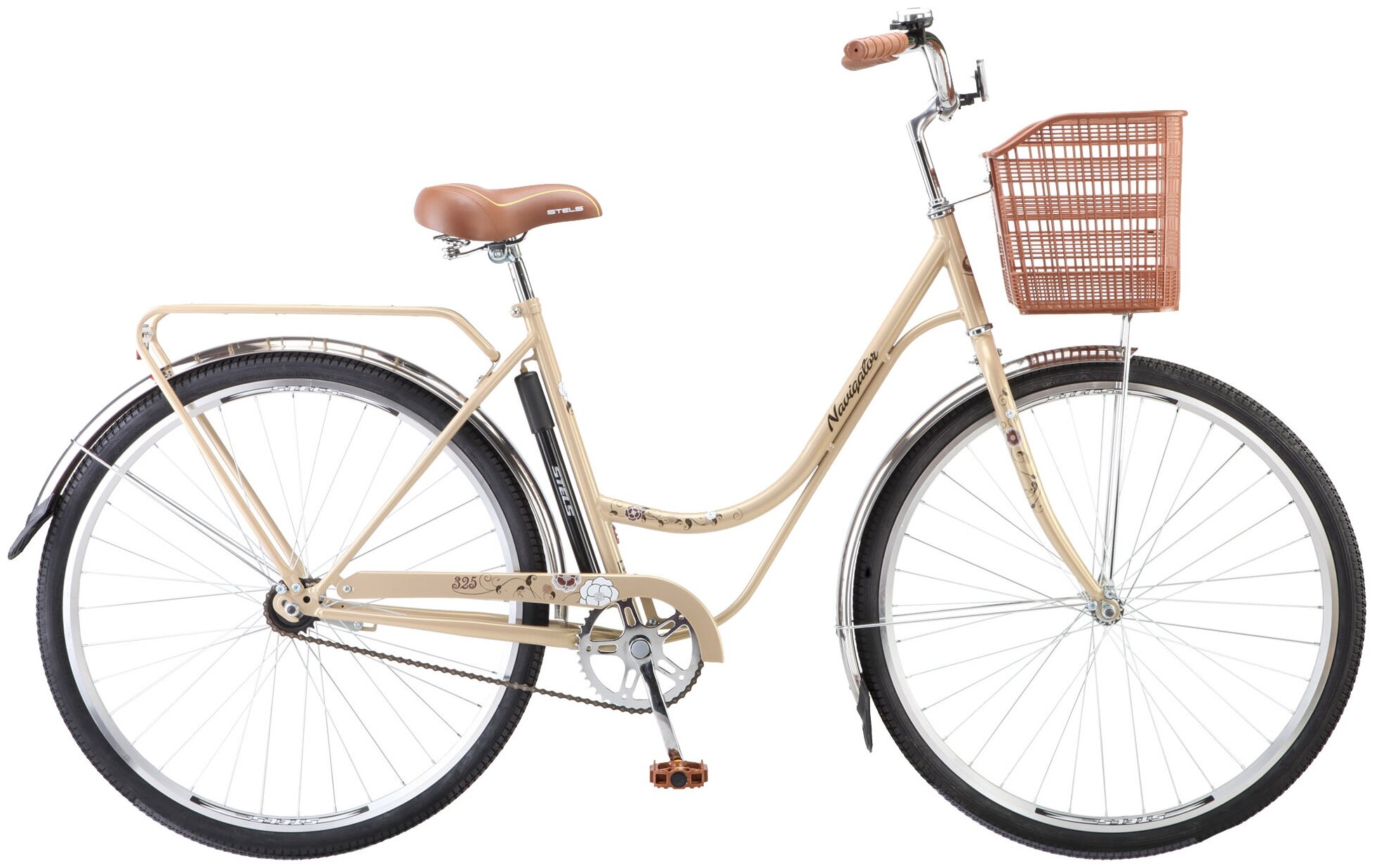 Городской велосипед STELS Navigator 325 28 Z010 (2018) светло-бежевый/коричневый 20" (требует финальной сборки)