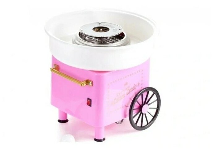 Аппарат для сахарной ваты, приготовление и изготовление для дома "Cotton Candy" - фотография № 4