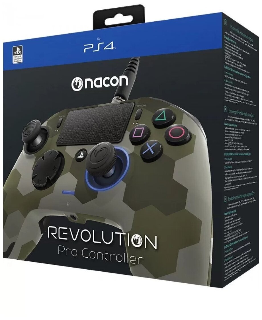 Геймпад проводной Nacon Revolution Pro Controller, черный