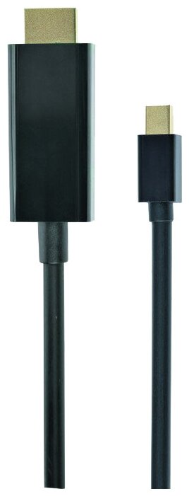 Кабель mDisplayPort- Hdmi 1.8m Cablexpert 20M/19M, черный [CC-mDP-HDMI-6] - фотография № 1