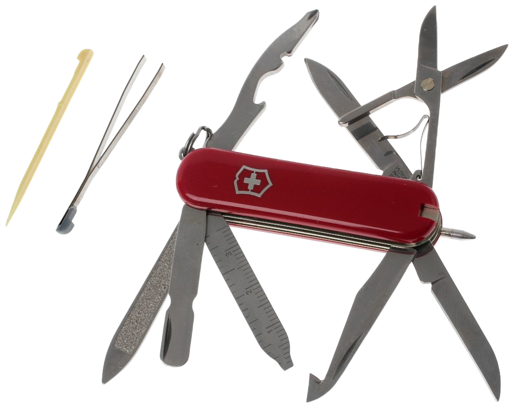 Мультитул брелок VICTORINOX MiniChamp красный