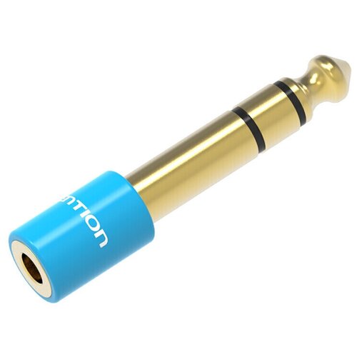 ledobur patriot teleskopicheskij f 130 mm mini Переходник/адаптер Vention Jack 3.5 mm F - Jack 6,5 mm M (VAB-S01-L), 1 шт., голубой