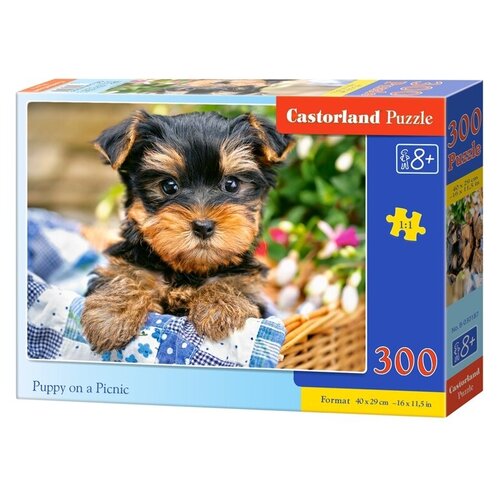 Пазл Castorland Puppy on a Picnic (B-030187), 300 дет. пазл castorland on another planet с 02344 20 дет