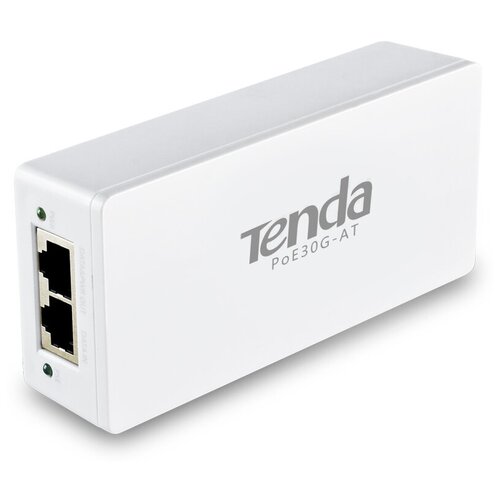 Tenda PoE30G-ATбелый инжектор питания poe через ethernet переходник