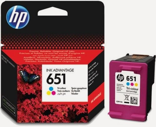 Изображение товара Картридж HP C2P11AE № 651 цветной для Deskjet Ink Advantage 5645, 5575