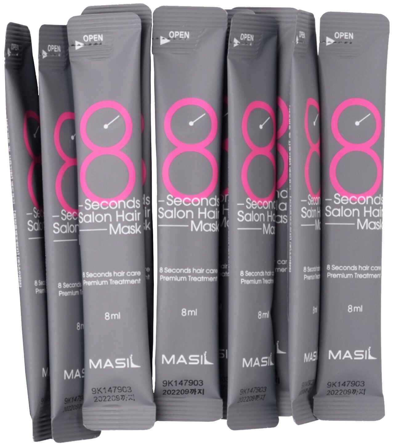 Набор масок для волос / Masil 8 Second Salon Hair Mask 8ml, 10 масок