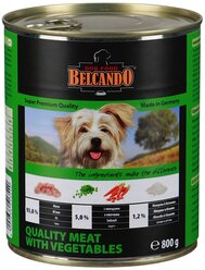 Влажный корм для собак Belcando беззерновой, отборное мясо, с овощами 800 г