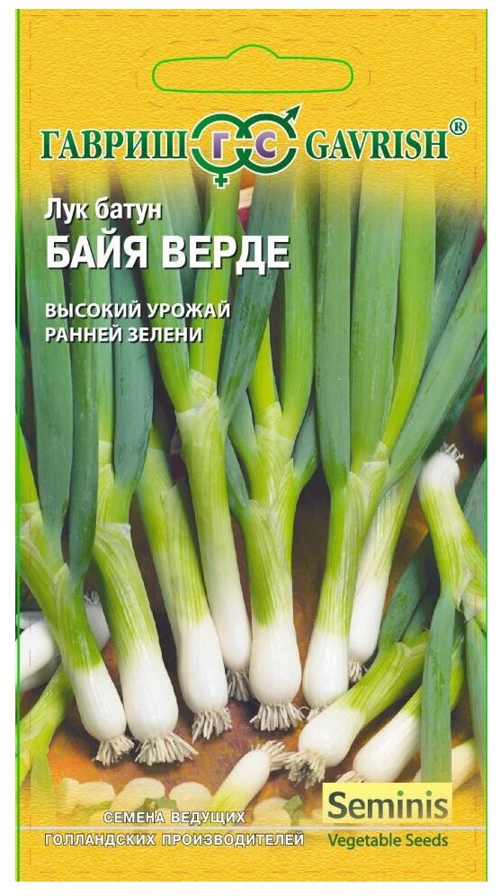 Семена 10 упаковок! Лук батун Байя Верде 0,2г Ранн (Гавриш)