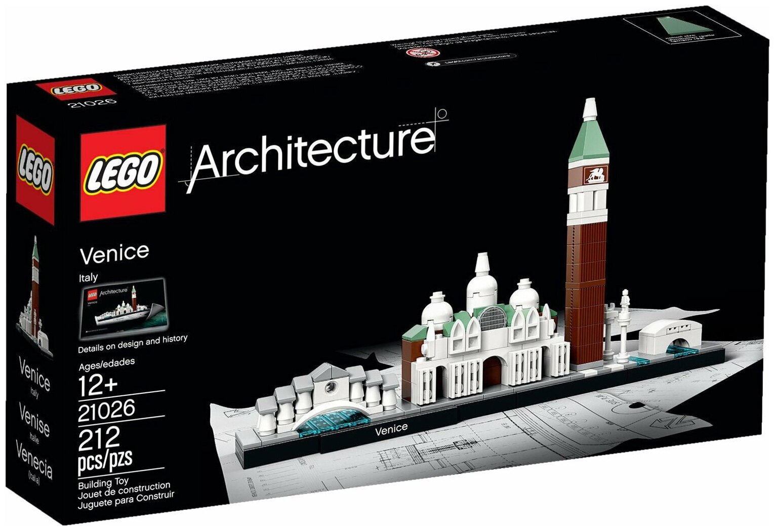 Конструктор LEGO Architecture 21026 Венеция, 212 дет.