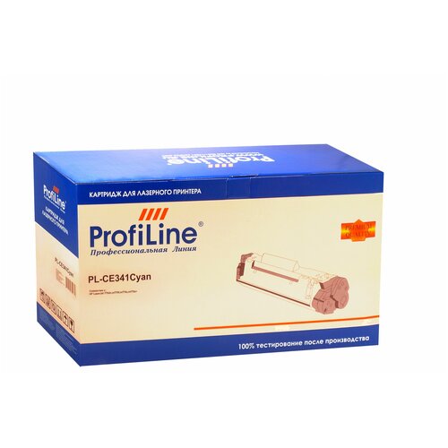 Картридж ProfiLine PL-CE341A-C, 16000 стр, голубой картридж nn oem ce341a совместимый hp 651a ce341a голубой 16000 стр