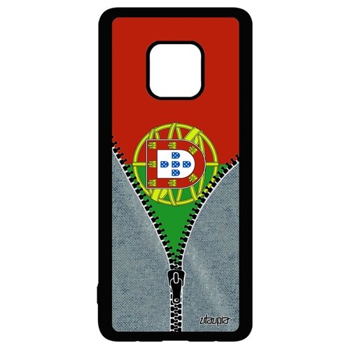 фото Чехол для смартфона huawei mate 20 pro, "флаг португалии на молнии" государственный страна utaupia