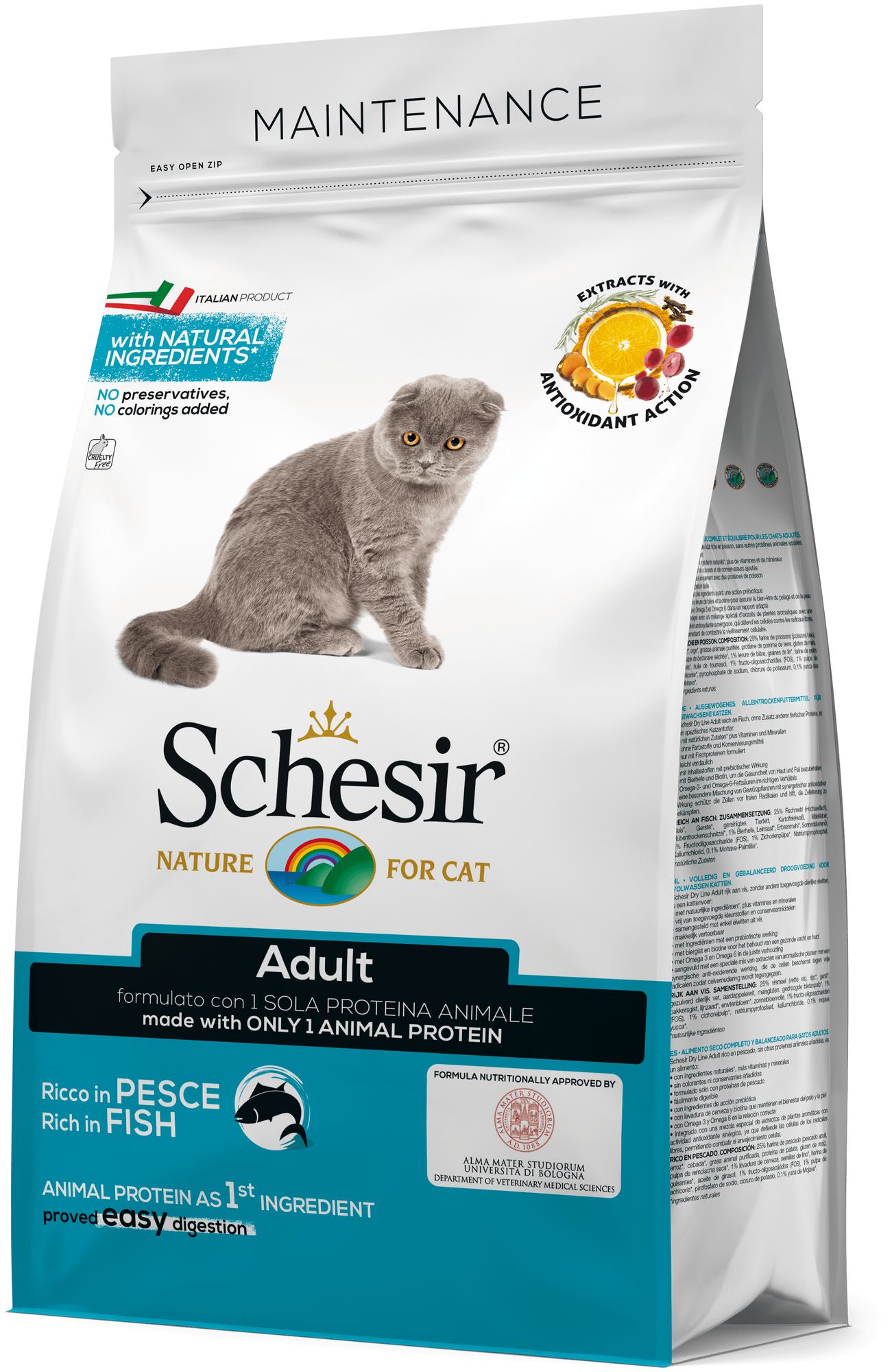 Schesir Adult maintenance with Fish