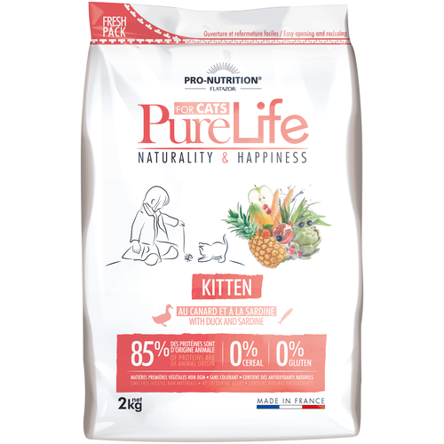 FLATAZOR PURE LIFE KITTEN для котят (2 кг)