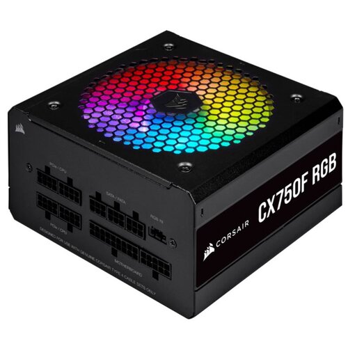 фото Блок питания corsair cx750f rgb 750w (cp-9020218)