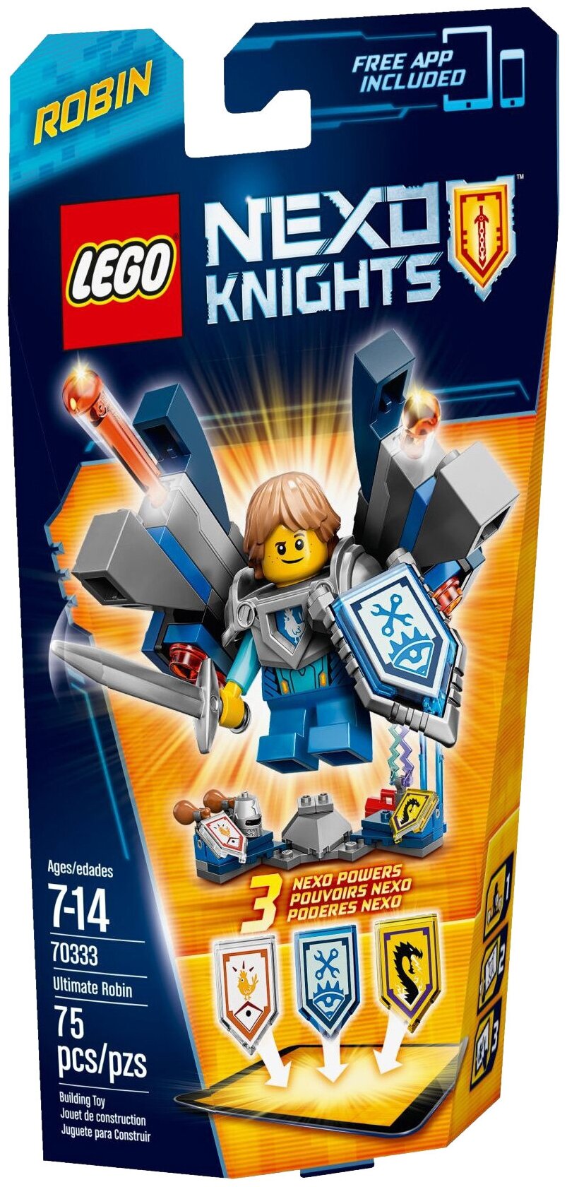 Конструктор LEGO Nexo Knights 70333 Абсолютная сила Робина — купить в  интернет-магазине по низкой цене на Яндекс Маркете