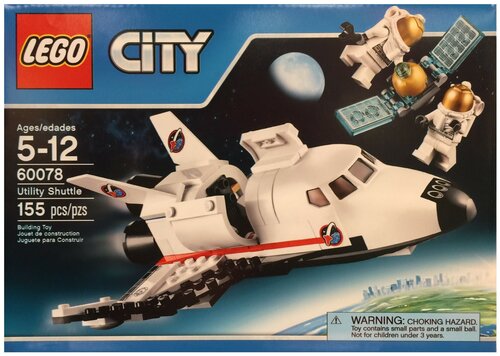 Конструктор LEGO City 60078 Обслуживающий шаттл, 155 дет.