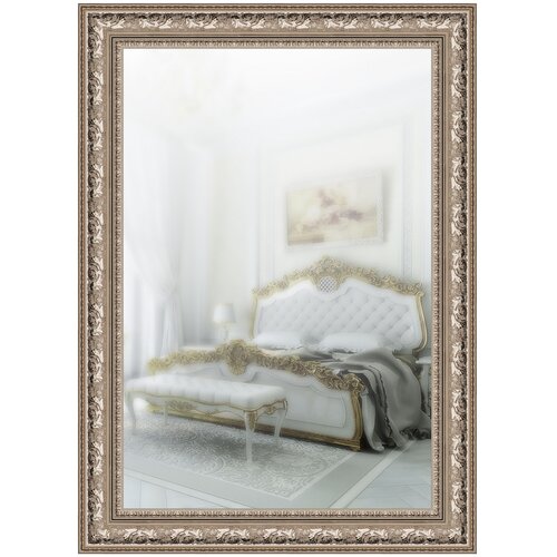 фото Зеркало в широкой раме 79 x 110 см, модель p090048 аурита