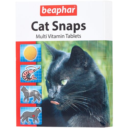 Кормовая добавка Beaphar Cat Snaps , 75 таб. beaphar cat snaps комплексная пищевая добавка для кошек 75 таблеток