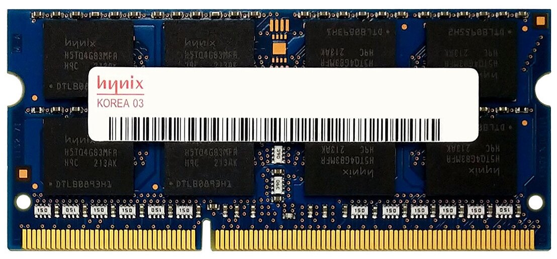 Оперативная память Hynix 8 ГБ DDR3 1333 МГц SODIMM CL9 HMT41GS6MFR8C-H9