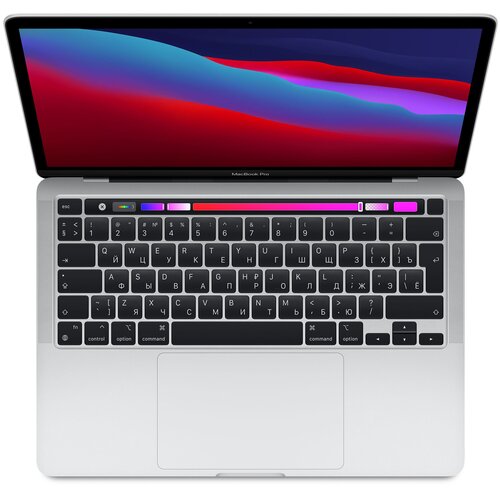 фото Ноутбук apple macbook pro 13 late 2020 (apple m1 mhz/13.3"/2560x1600/16gb/2tb ssd/dvd нет/apple graphics 8-core/wi-fi/bluetooth/macos) z11d0003f, серебристый