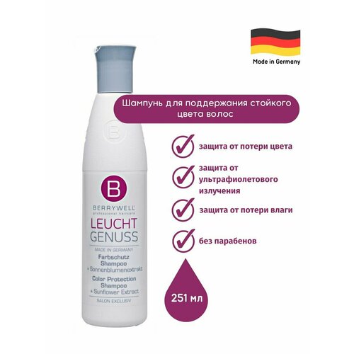 BERRYWELL Шампунь для поддержания стойкого цвета волос 251 мл 1253₽