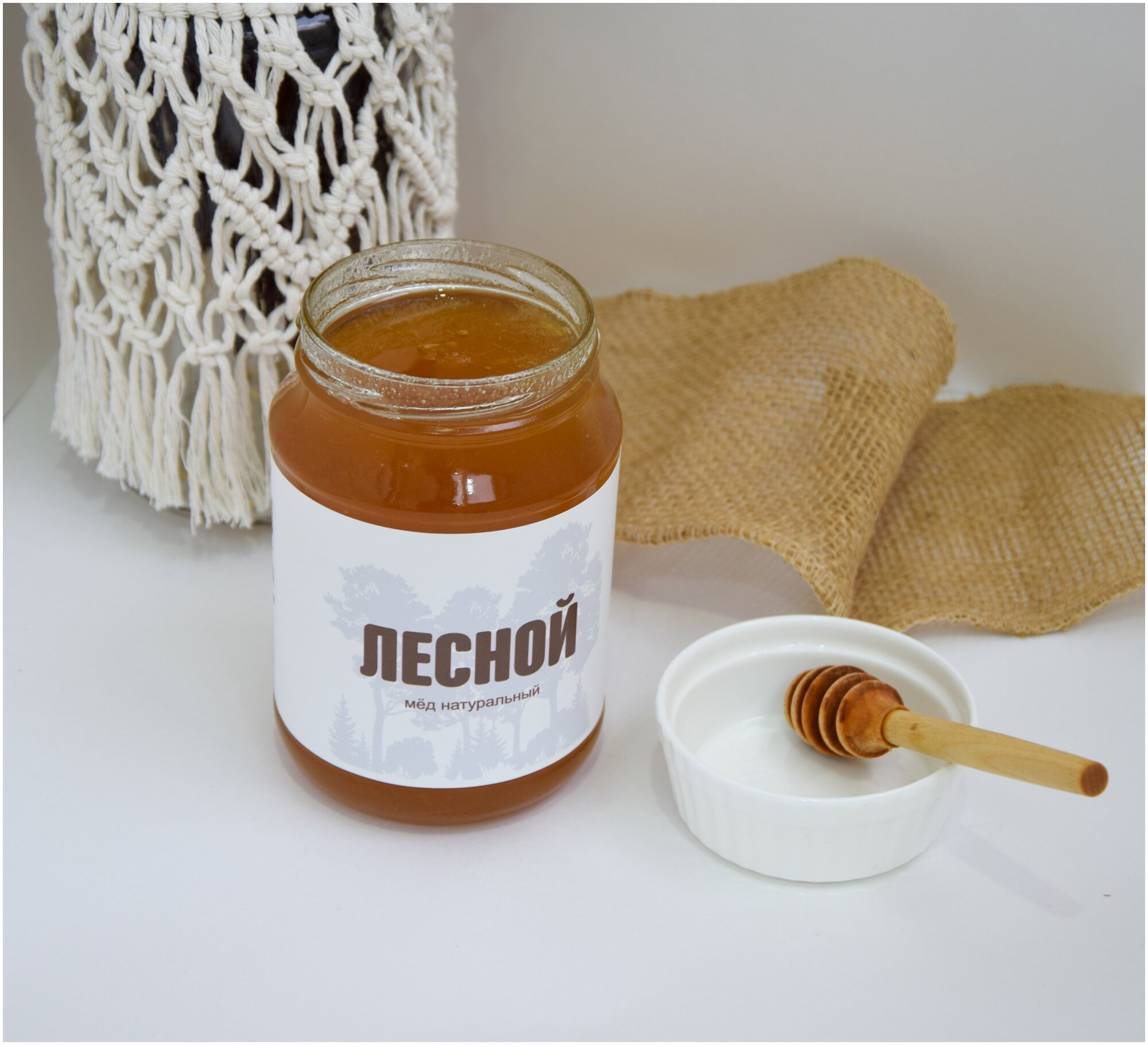 Мёд цветочный натуральный лесной 1 кг. / урожай 2022 года / ГОСТ / Honey day - фотография № 2