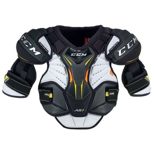 фото Нагрудник ccm super tacks as1 shoulder pad sr, р. s, белый/черный