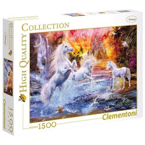 Пазл Clementoni High Quality Collection Дивные единороги (31805), 1500 дет.