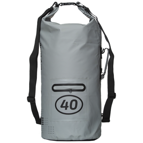 Гермобаул Marlin Dry Tube 2.0 40L Серый гермомешок overboard dry tube bag blue 12 литров