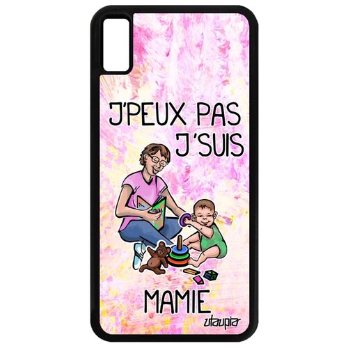 фото Чехол на мобильный apple iphone xs max, "не могу - стала бабушкой!" карикатура комикс utaupia