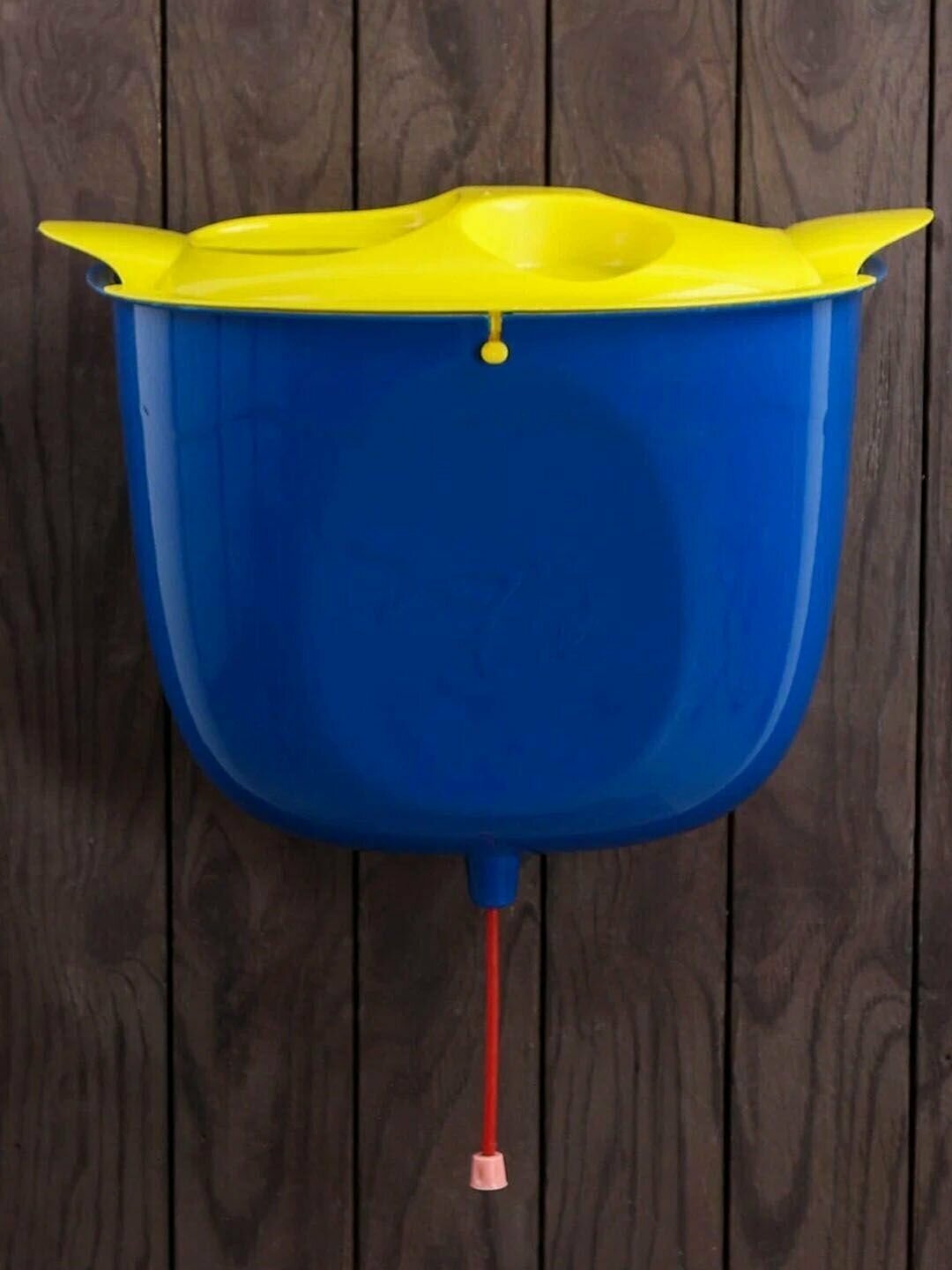 Рукомойник 7 литров, умывальник пластиковый, подвесной голубого цвета 1 шт - фотография № 2