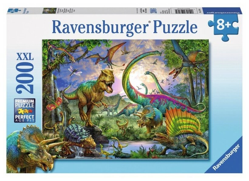 Ravensburger Пазл Мир динозавров 200 элементов