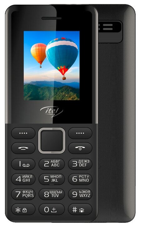 Телефон Itel it2163R, 2 SIM, черный