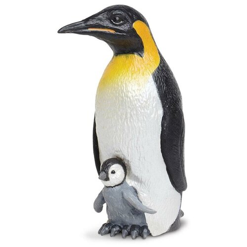 Фигурка Safari Ltd Императорский пингвин с детенышем 267129, 11.5 см