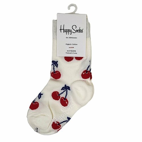 Носки Happy Socks, размер 28/31, красный, белый