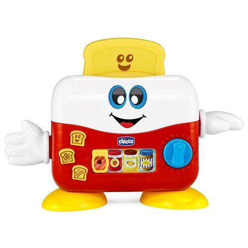 Развивающая игрушка Chicco Mr Toast, красный/желтый/белый