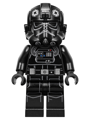 Минифигурка Lego Star Wars Imperial TIE Fighter Pilot - Light Nougat Head, Scowl, White Insignia on Helmet sw0926