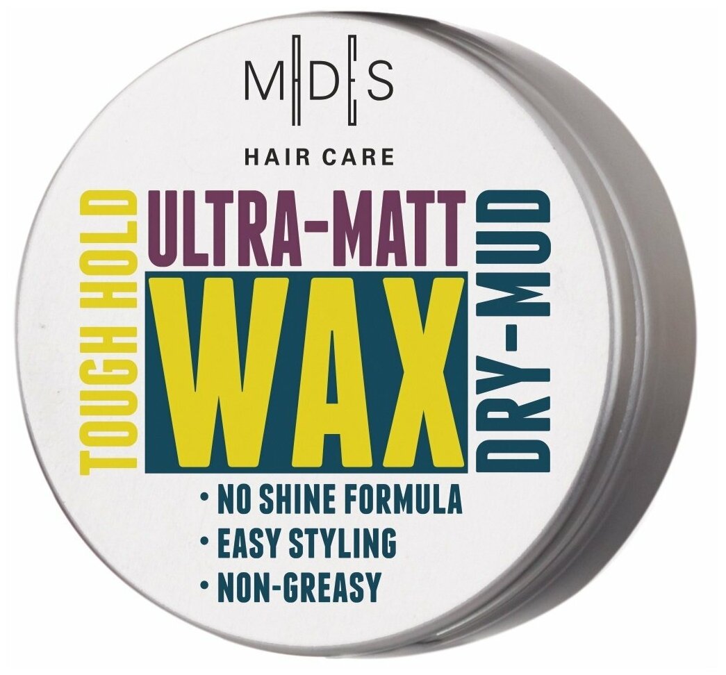 MADES COSMETICS Ultra-Matt Wax Воск для укладки волос матирующий, 75 мл