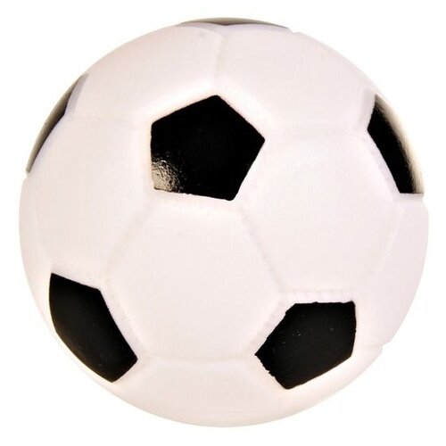 Мячик для собак TRIXIE Soccer Ball (3436), белый, 1шт.